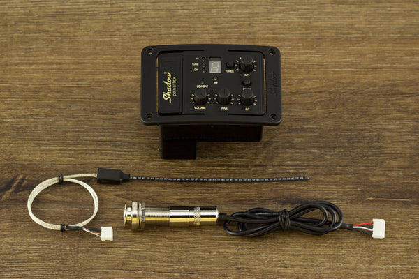 SH 4012 PanaFlex Pickup & Preamp with nanoflex pickup and output jack