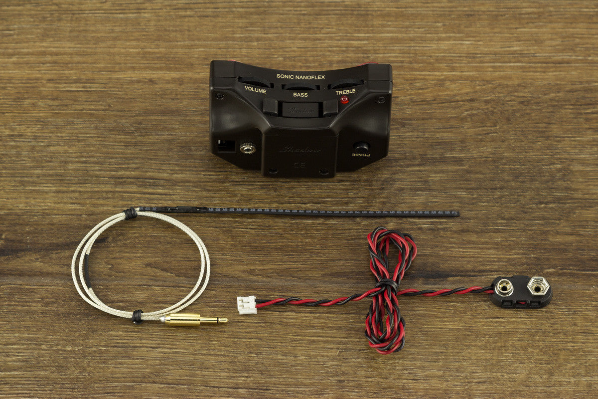 SH SONIC NFX Acoustic Pickup & Preamp – Shadow Electronics