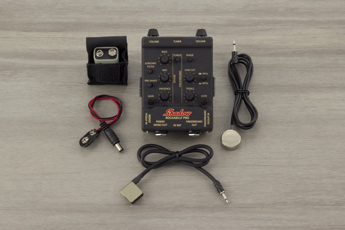 Shadow Rockabilly Pro Dual Upright Bass Pickup and Preamp